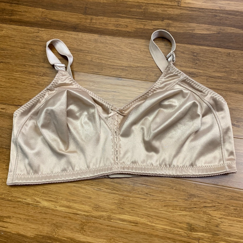 Bali Bra 3820 Size 42DD Beige Full Coverage Wireless Comfort Everyday Lingerie‎